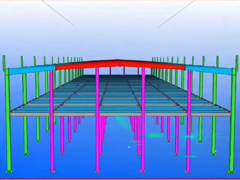 Ethiopia Two-story Steel Structure Warehouse Project
